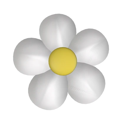 Flower Hair White