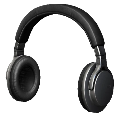 black y2k casual headphones