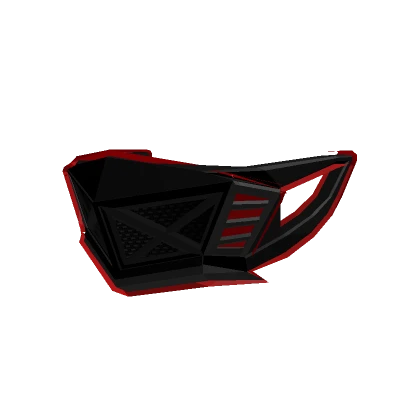 Red/Black Techwear Mask