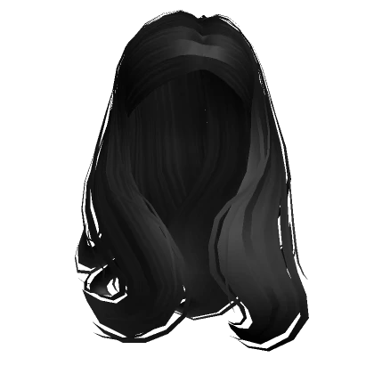 Graceful Side Part in Black