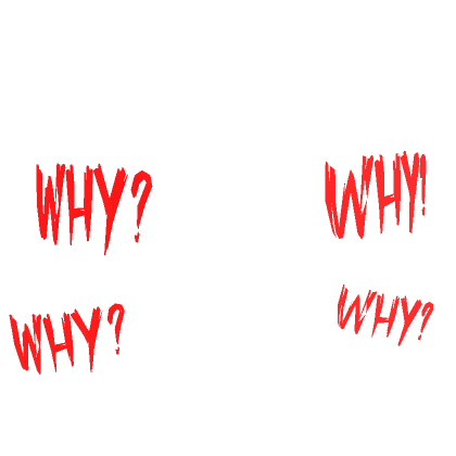 Why? sign red