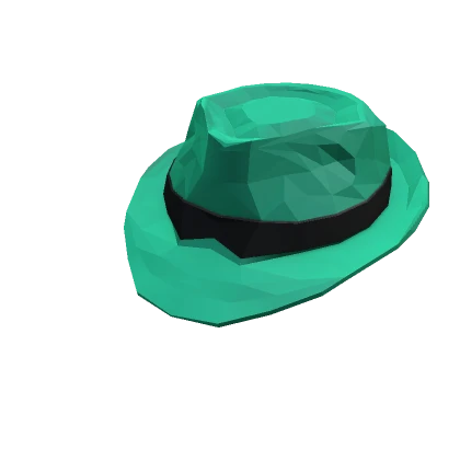 Plain Turquoise Fedora