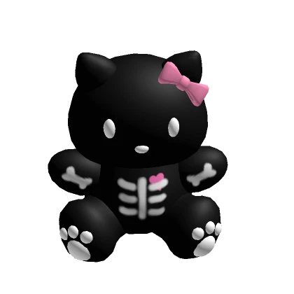 Skeleton Cat Plushie 🦴