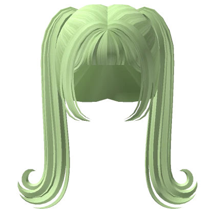 Swirly Fairy Pigtails Fairy Green