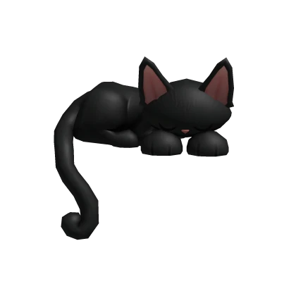 Sleeping Black Shoulder Cat