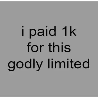 paid 1k for this