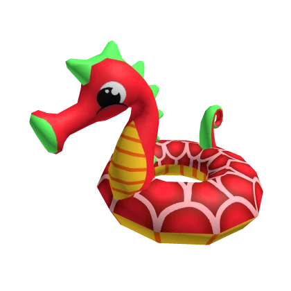 Red Seahorse Floatie