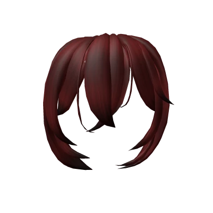 Messy Anime-like Bangs (Red)