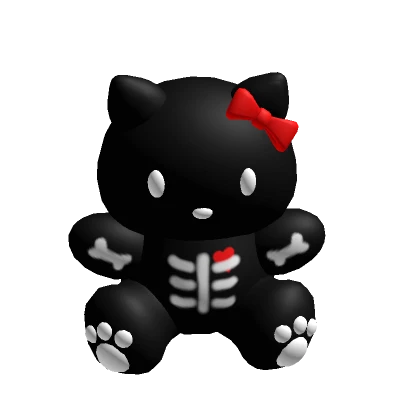 Skeleton Cat Plushie 🦴