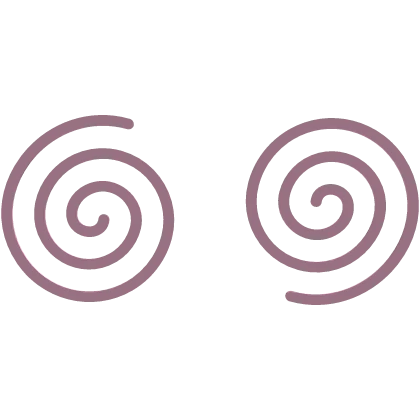 silly swirly face eyes pink