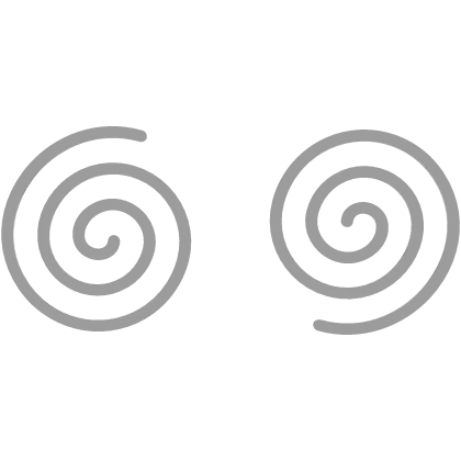 silly swirly face eyes white