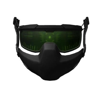 Tactical FAST Assault Mask [Green HUD]