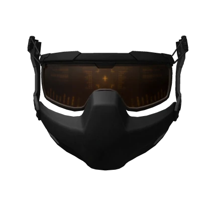 Tactical FAST Assault Mask [Orange HUD]