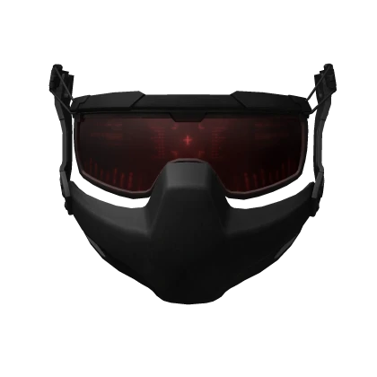 Tactical FAST Assault Mask [Red HUD]