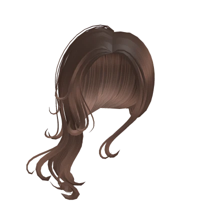 Brown Beautiful Side Swept Hair