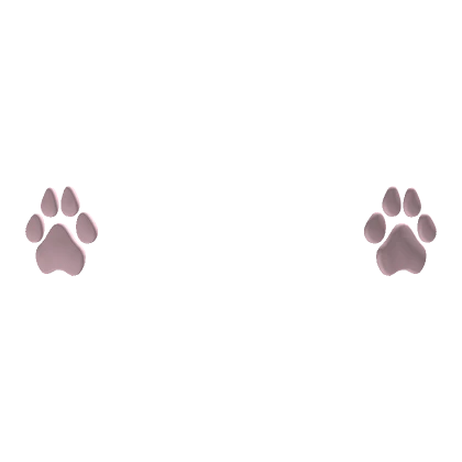 Pink Cheek Paw Stickers