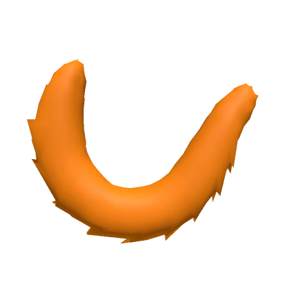 Orange Halloween Cat Tail