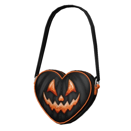 Halloween Heart Pumpkin Bag Orange 3.0