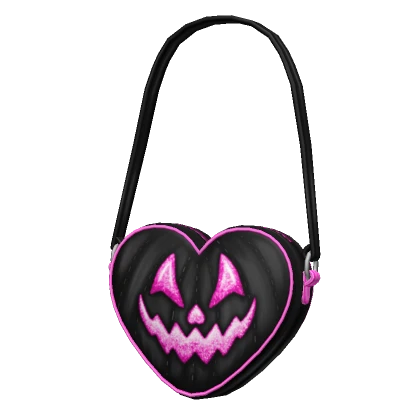 Heart Pumpkin Bag Pink