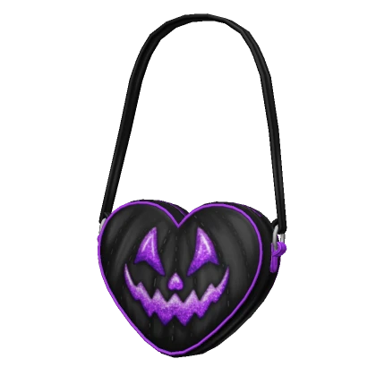 Heart Pumpkin Bag Purple 3.0