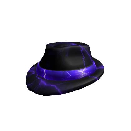 Purple Lightning Fedora