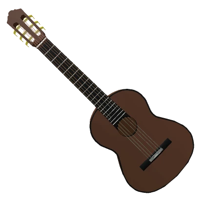 Brown Acoustic Guitar  