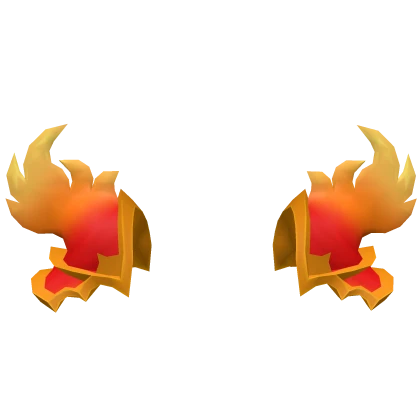 Flame Shoulder Plates