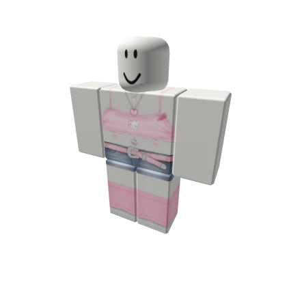 hello kitty y2k pink leg warmer set