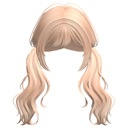 Low Wavy Pigtails (Blonde)