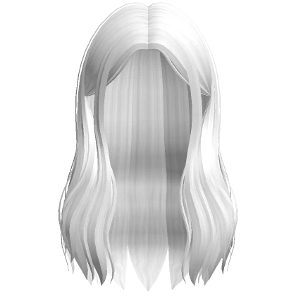 Long Wavy Doll Hair (White)