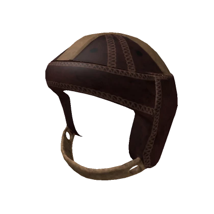 Leather Football Helmet