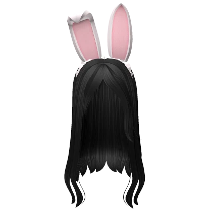 Regina Black Bunny Cosplay Hair