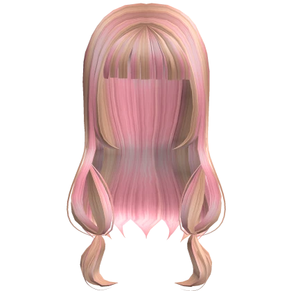 Wispy Fairy Hair - Pink Highlights