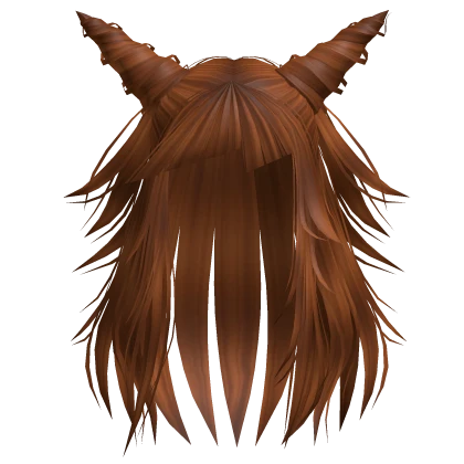 Emo Rockstar Horn Buns Ginger