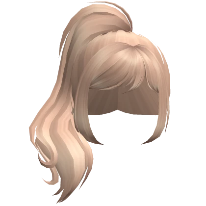 Blonde Gyaru Glamorous Ponytail