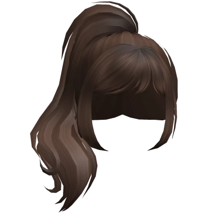 Brown Gyaru Glamorous Ponytail