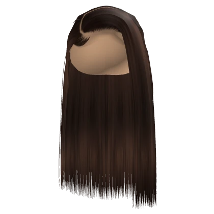 Side Part Silk Press In Brown