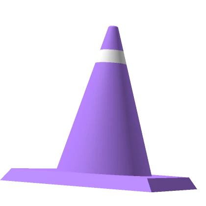 Lavender Traffic Cone