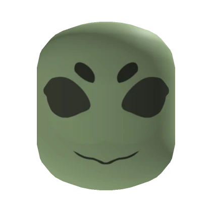 Cute Alien Chibi Face [Light Green]