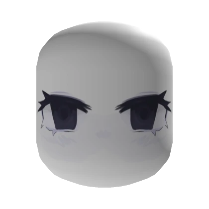 Cute Blank Stare Face [Institutional White]