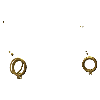 Gold Earrings W/ Hoops Studs