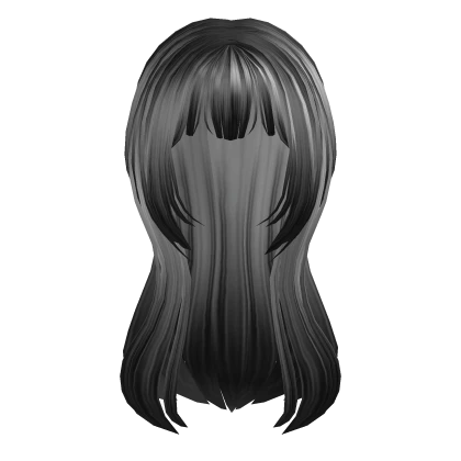 Dolly Layered Flowy Hair In Black and White