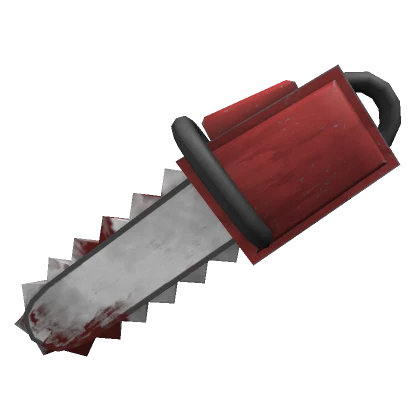 Scary Red Chainsaw