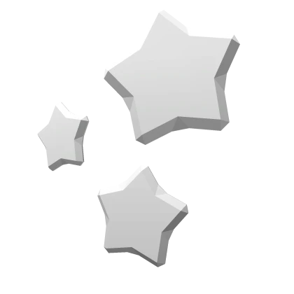 Face Stars In White