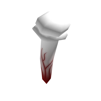 Full White w Dark Red Fire Recolor (For Korblox)