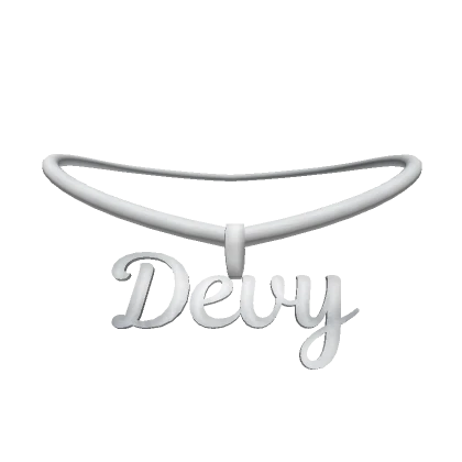 devy silver 3.0 necklace