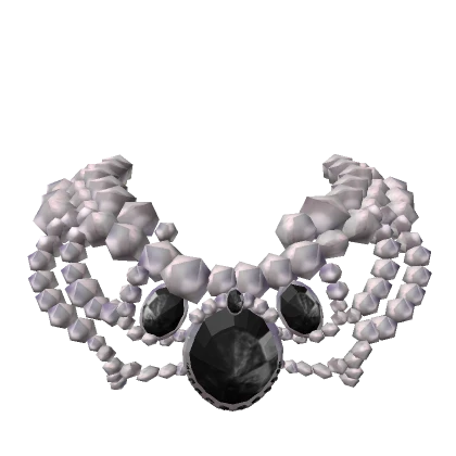 Pearl Obsidian headpiece