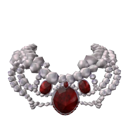 Pearl Ruby headpiece