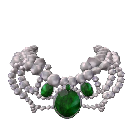 Pearl Emerald headpiece