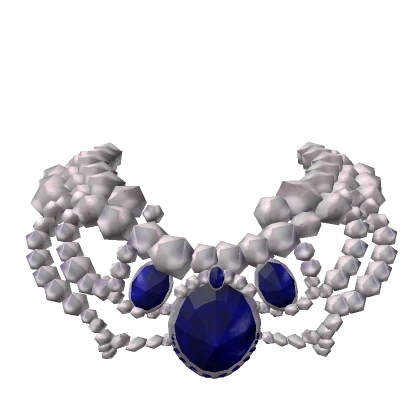 Pearl sapphire headpiece